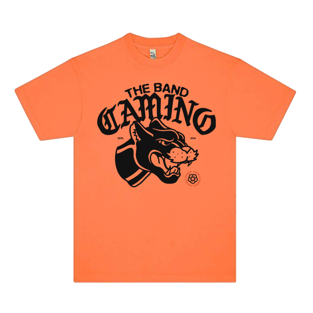 Neon Orange Panther Tee