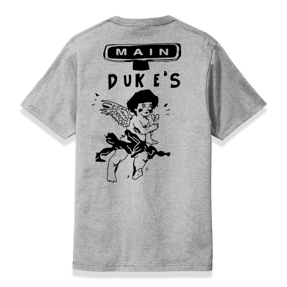 Duke's angel grey pocket tee back The Band Camino