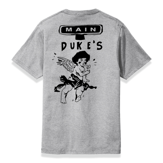 Duke's angel grey pocket tee back The Band Camino