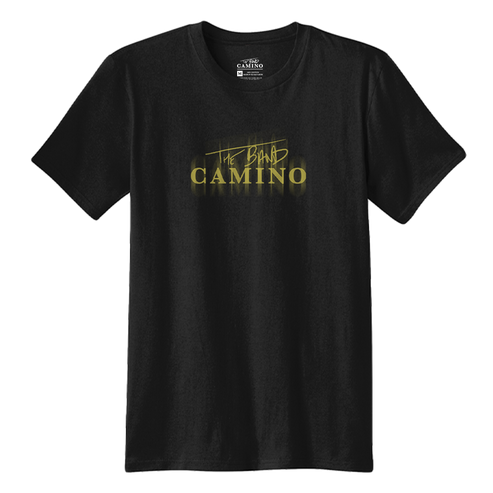 Blurred logo black tee The Band Camino